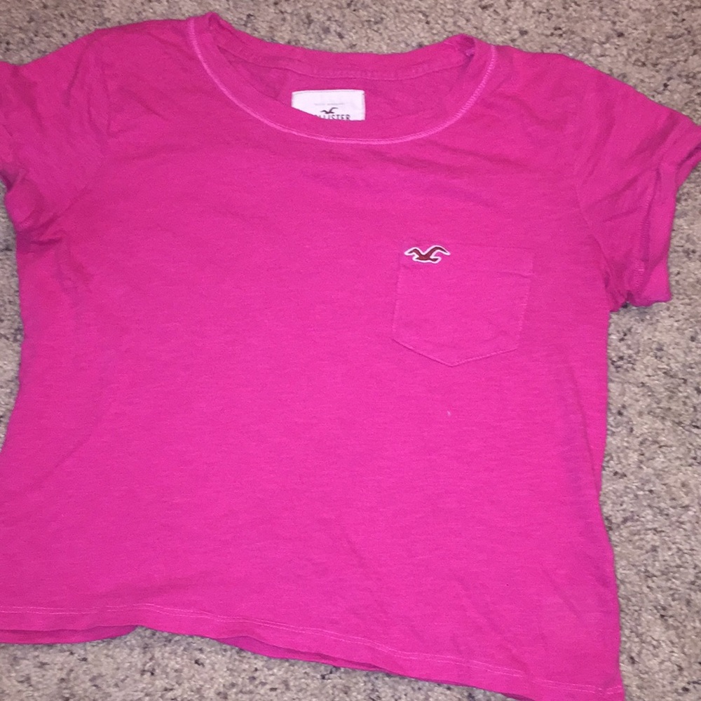 Pink crop top